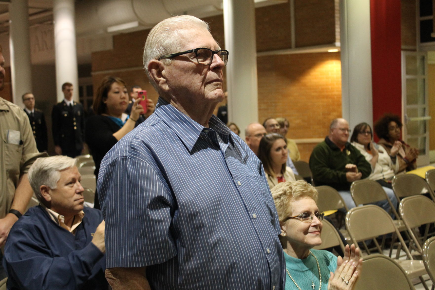 Serve others, VU Veterans Day speaker says